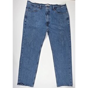 Levi's Strauss Signature Gold Regular Fit Men's Blue Jeans 42x32‎ (42X31)